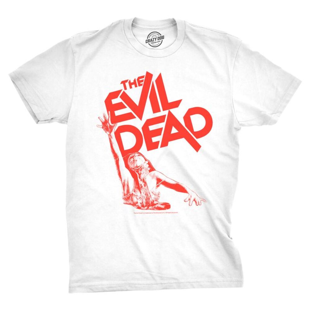 Mens Funny T Shirts The Evil Dead Choke Horror Movie Tee For Men